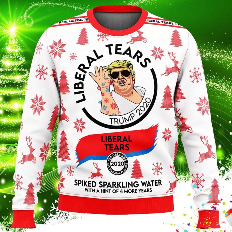 Trump Liberal Tears Ugly Christmas Knit Sweater Trump Liberal Tears Ugly Christmas Knit Sweater