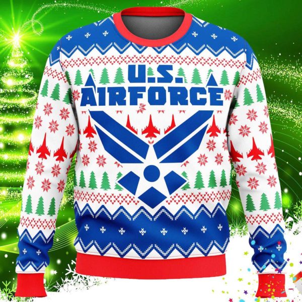 US Air Force Ugly Christmas Knit Sweater