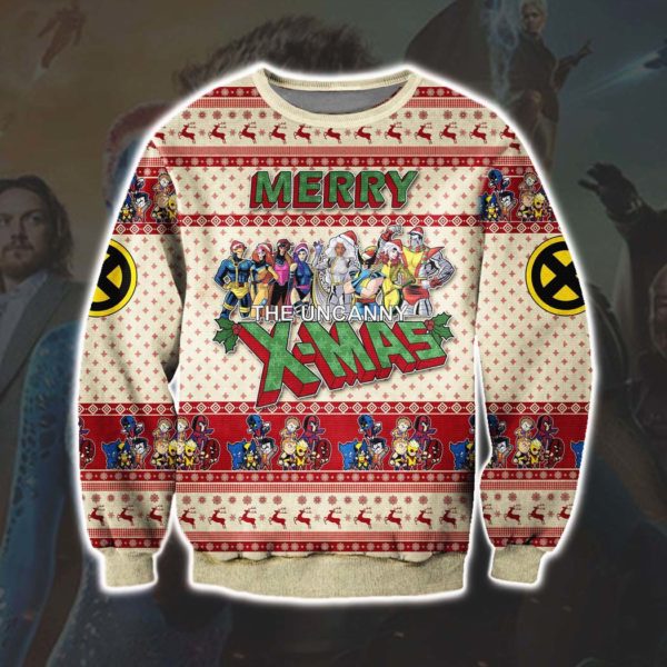Uncanny X Men Ugly Christmas Sweater Unisex Knit Sweater