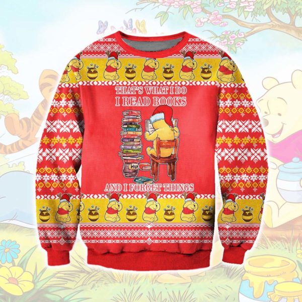 Winnie The Pooh Ugly Christmas Sweater Unisex Knit Sweater