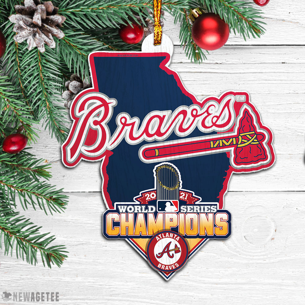 Atlanta Braves WinCraft 2021 World Series Champions Ugly Christmas