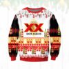 Wild Turkey Bourbon Beer Ugly Christmas Sweater Unisex Knit Ugly Sweater