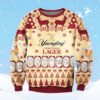 Yuengling Traditional Lager Beer Deer Ugly Christmas Sweater Unisex Knit Ugly Sweater