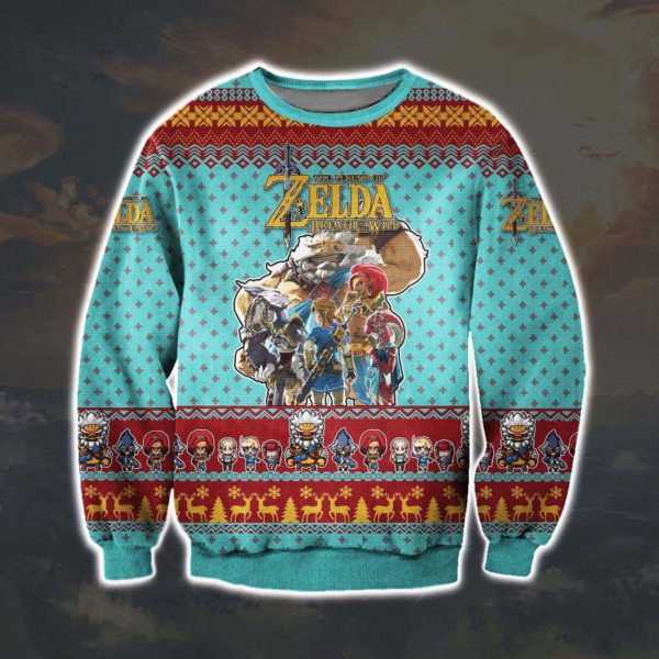 Zelda Champions Ugly Christmas Sweater Unisex Knit Sweater