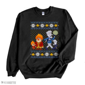 Black Sweatshirt Heat Miser Brothers Christmas Snow Ugly Christmas Sweater sweatshirt