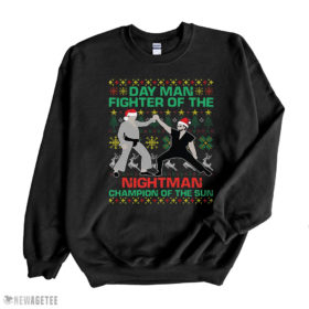 Black Sweatshirt Its Always Sunny Dayman Fighter Of The Nightman Champion Ugly Christmas Sweater Sweatshirt