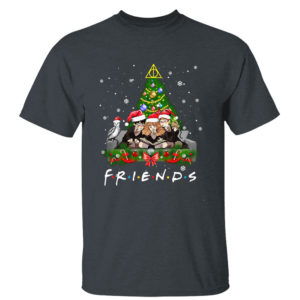 Dark Heather T Shirt Harry Friends Merry Christmas 2021 shirt