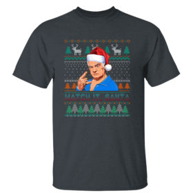 Dark Heather T Shirt Sopranos Christmas Tree The X mas Made Famous Ugly Christmas Sweater Sweatshirt