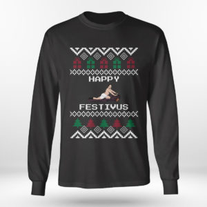 Longsleeve shirt George Costanza Seinfeld Happy Festivus Ugly Christmas Sweater Sweatshirt
