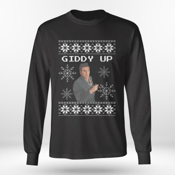 Longsleeve shirt Seinfeld Kramer Giddy Up Ugly Christmas Sweater Sweatshirt