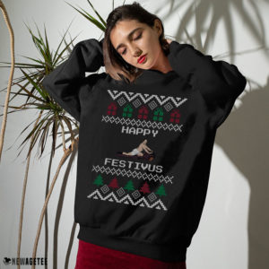 Sweater George Costanza Seinfeld Happy Festivus Ugly Christmas Sweater Sweatshirt