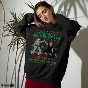 Sweater Its Always Sunny Dayman Fighter Of The Nightman Champion Ugly Christmas Sweater Sweatshirt