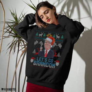 Sweater Lets Go Brandon Trump 2024 Ugly Christmas Sweater Sweatshirt
