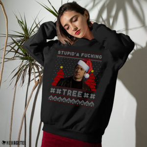 Sweater Sopranos Studida Fucking Tree Ugly Christmas Sweater Sweatshirt