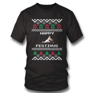 T Shirt George Costanza Seinfeld Happy Festivus Ugly Christmas Sweater Sweatshirt