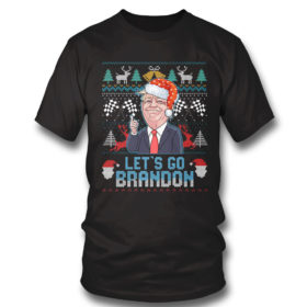 T Shirt Lets Go Brandon Trump 2024 Ugly Christmas Sweater Sweatshirt