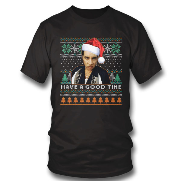 T Shirt Sopranos Christmas Tree The X mas Have A Good Time Ugly Christmas Sweater Sweatshirt
