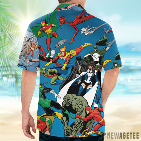 2 Button Up Shirt Superman Crisis on Infinite Earths DC Comics Presents Hawaiian Shirt