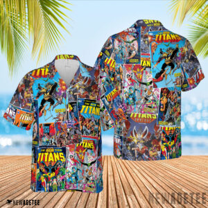 3D Shirt New Teen Titans Omnibus Hawaiin Shirt