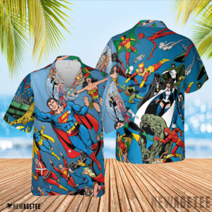 3D Shirt Superman Crisis on Infinite Earths DC Comics Presents Hawaiian Shirt