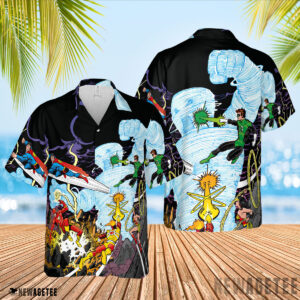 3D Shirt Tornado Tyrant Tornado Champion Justice League Hawaiian Shirt