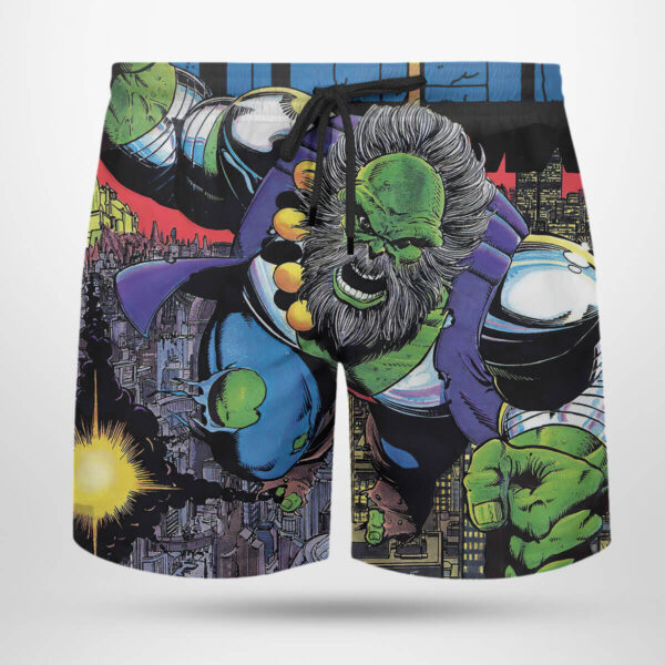 Beach Shorts Incredible Hulk Future Imperfect Marvel comics cover by George Perez Hawaiian Shirt beach shorts