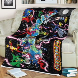 Fleece Blanket 2 Crisis on Infinite Earths DC Comics Fleece Blanket