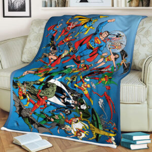 Fleece Blanket 2 Superman Crisis on Infinite Earths DC Comics Presents Fleece Blanket