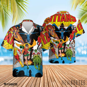 Hawaii shirt New Teen Titans No 1 cover by George Perez Hawaiian Shirt beach shorts
