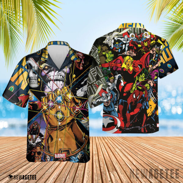 Hawaii shirt Thanos in Infinity Gauntlet Marvel cover by George Perez Hawaiian Shirt