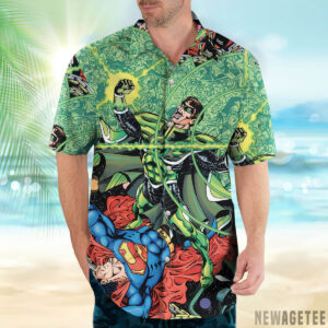 Hawaiian Shirt Green Lantern Zero Hour by The GREAT George Perez Hawaiian Shirt Beach shorts