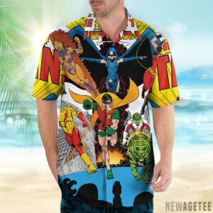 Hawaiian Shirt New Teen Titans No 1 cover by George Perez Hawaiian Shirt beach shorts