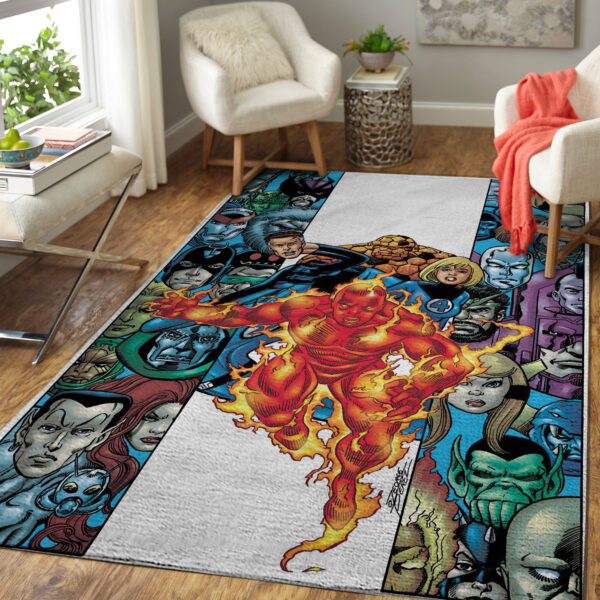 Rug Carpet 1 Fantastic Four Visionaries cover by George Perez Rug Carpet