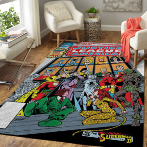 Justice League of America Vol 1 195 DC Comic Rug Carpet