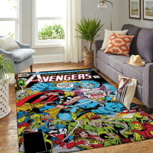 Marvel Avengers Earth’s Mightiest Heroes Rug Carpet
