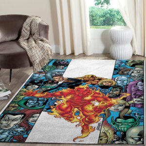 Rug Carpet 3 Fantastic Four Visionaries cover by George Perez Rug Carpet