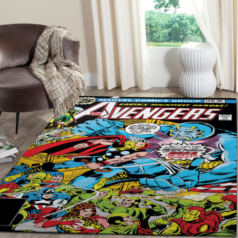 Marvel Avengers Earth's Mightiest Heroes Rug Carpet