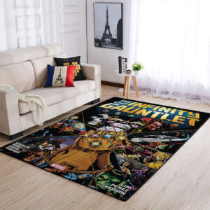 Rug Carpet Thanos in Infinity Gauntlet Marvel cover by George Perez Rug Carpet