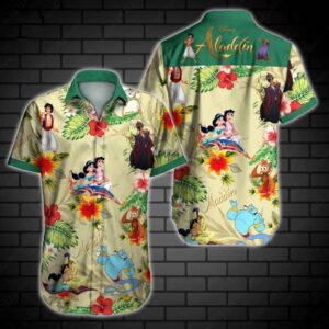 Aladdin Hawaiian Shirt beach shorts
