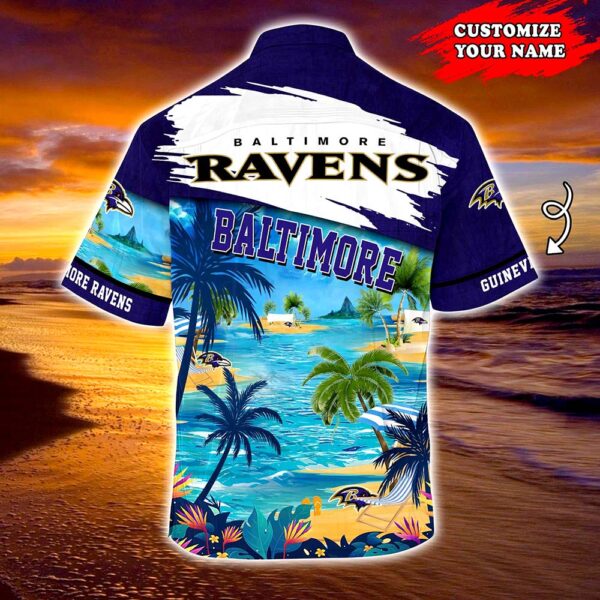 Baltimore Ravens NFL Customized Summer Hawaii Shirt For Sports Fans 0 21.95
