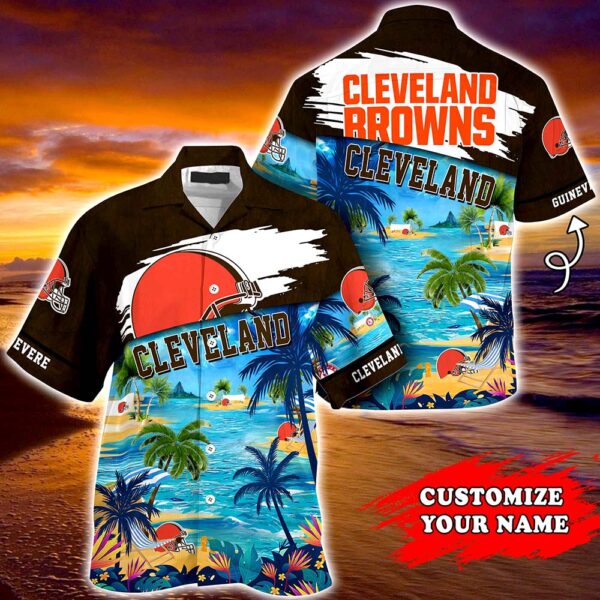 Cleveland Browns NFL Customized Summer Hawaii Shirt For Sports Fans 1 21.95