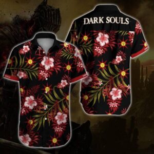 Dark Souls Hawaiian Shirt, beach shorts