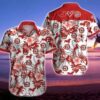 Firefighter Dachshund Hawaiian Shirt beach shorts
