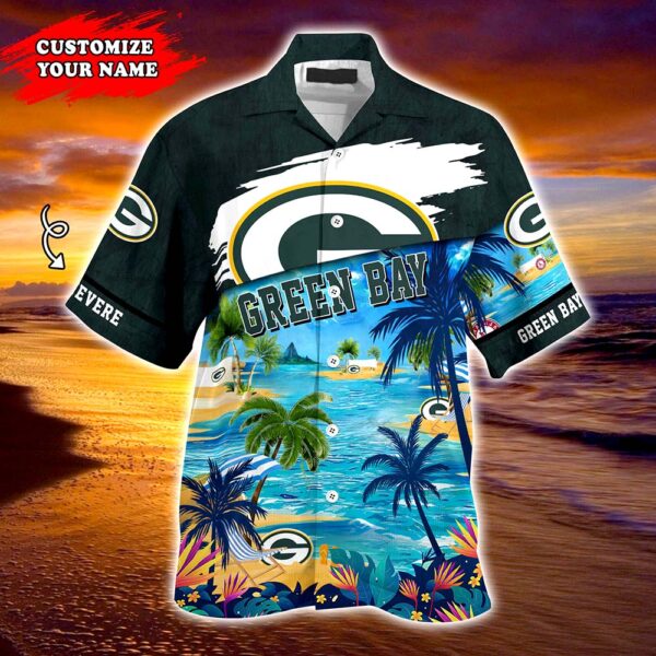 Green Bay Packers NFL Customized Summer Hawaii Shirt For Sports Fans 2 21.95