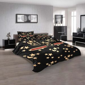 Gucci Night Star Luxury Duvet Cover and Pillow Case Bedding Set