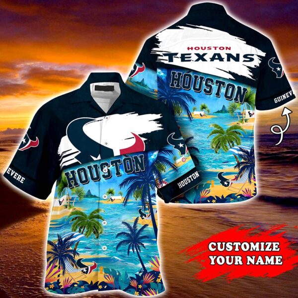 Houston Texans NFL Customized Summer Hawaii Shirt For Sports Fans 1 21.95