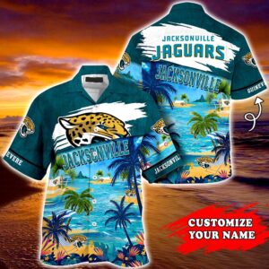 Jacksonville Jaguars NFL Customized Summer Hawaii Shirt For Sports Fans 1 21.95