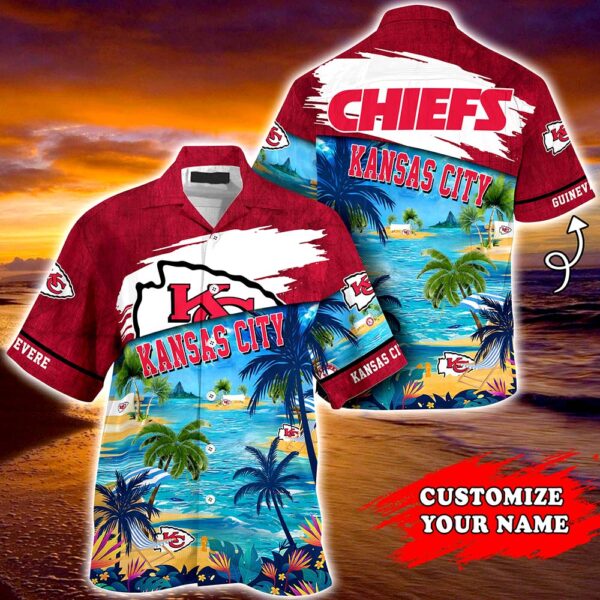 Kansas City Chiefs NFL Customized Summer Hawaii Shirt For Sports Fans 1 21.95