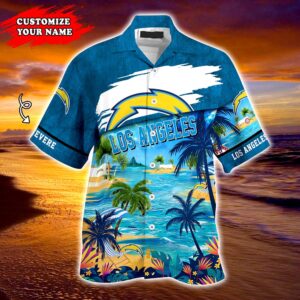 Los Angeles Chargers NFL Customized Summer Hawaii Shirt For Sports Fans 2 21.95
