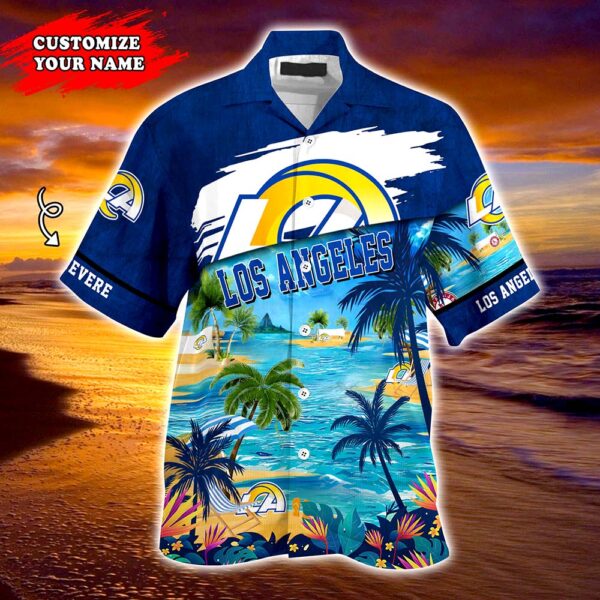 Los Angeles Rams NFL Customized Summer Hawaii Shirt For Sports Fans 2 21.95